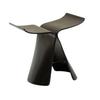 Wooden Footstool Stable Ottoman Stool for Playroom Dressing Room Living Black