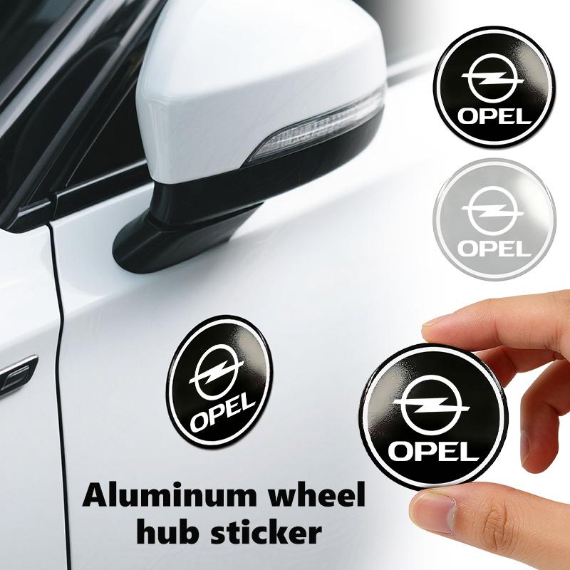 4pcs Car Emblem Wheel Center Hub Caps Badge Wheel Decal Sticker For Opel Astra G H J K F Corsa D Zafira B Insignia Mokka Regal
