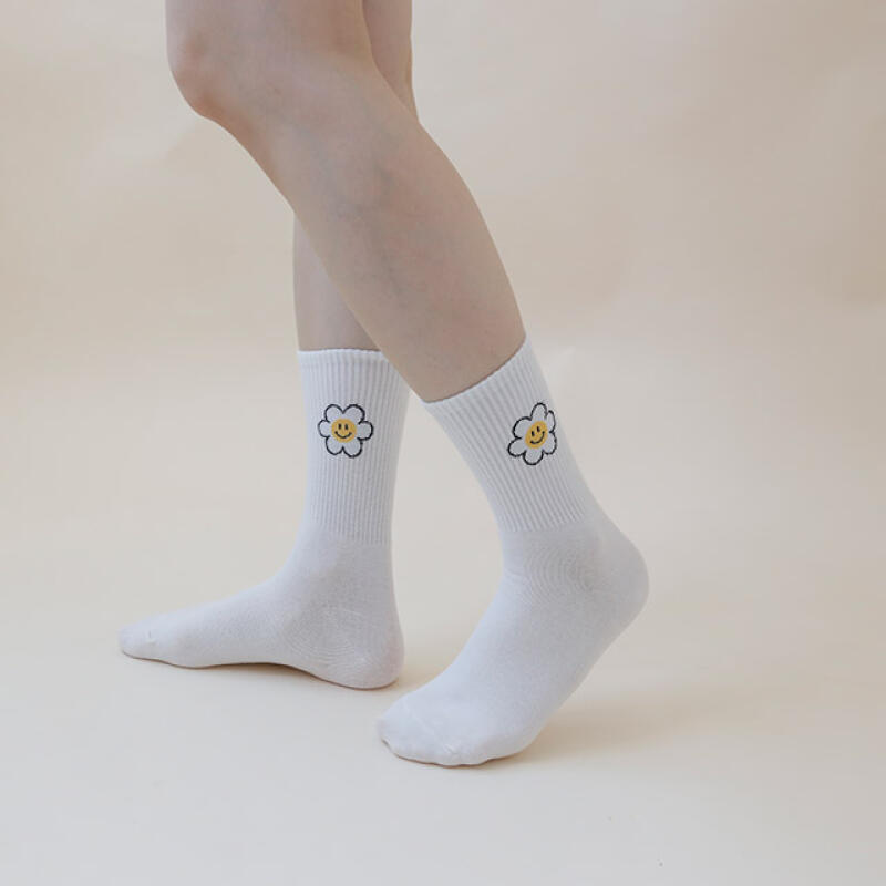 Smile Flower Damensocken