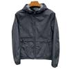 2024 Men's High-Quality Black Hooded Jacket: Stylish, Casual, Youth Spring/Autumn Outerwear