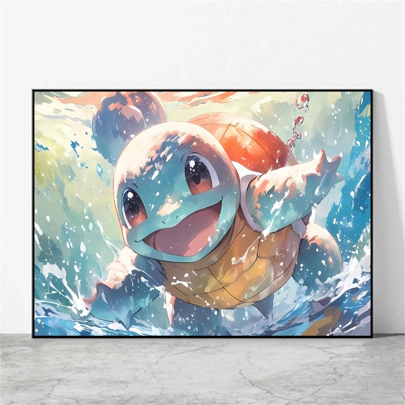 Posters and Prints  Canvas Paintings Pikachu Cute Wall Pictures Room Home Decorative Birthday Gifts Kids Action Figures