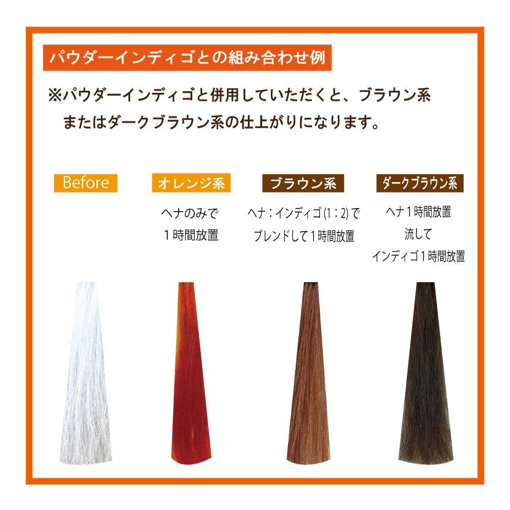 Poudre de Sarājina Fabriquée en Henné de Traitement de Couleur Naturelle, Japon, 100g,