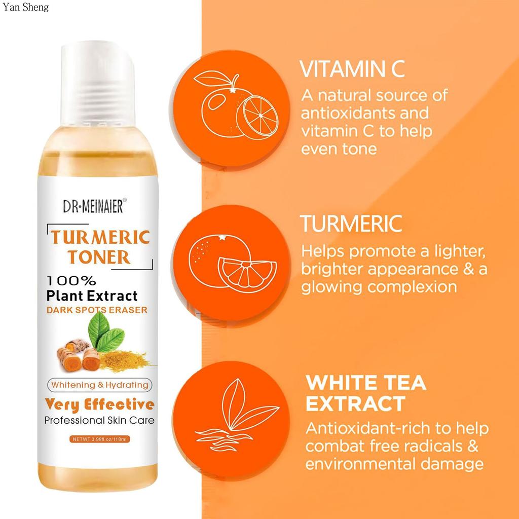 Turmeric Toner Moisturizing Moisturizing Firming Moisturizing Cool Skin Softening Essence 118ml