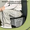 Folding Portable Toilet for Adults & Kids Camping Toilet with Lid & Reusable for Camping Travel Outdoor Car RV & Emergency Use
