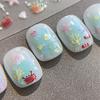5D Fantasy Beach Summer Dreamy Colorful Starfish Shell Jellyfish Coral Jelly Decals Decoration Nail Art Sticker Manicure Salon