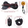 Integrated Motorcycle Signal Light & Horn Set with Wiring  Harness Uprgades for Enhanced Ridings  Safety & Durability