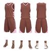 Kids Basketball Jersey Set Breathable Quick Dry Short Sleeve Uniform Boys Girls Training Camp
