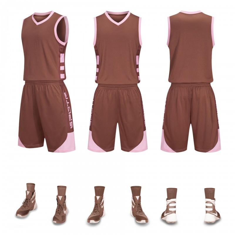 Kids Basketball Jersey Set Breathable Quick Dry Short Sleeve Uniform Boys Girls Training Camp