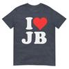 I Love Jb Heart Gift TShirt