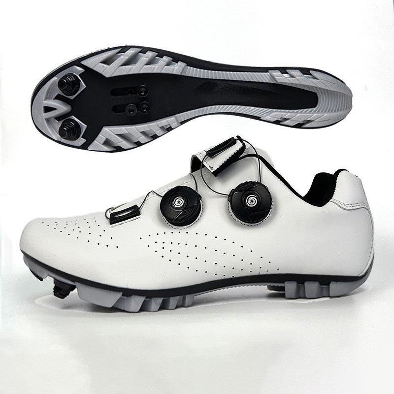 Scarpe da Ciclismo 2023 con Cinturino Incrociato e Chiusura - Scarpe Unisex per Bici da Strada e Mountain Bike, Design Colorato