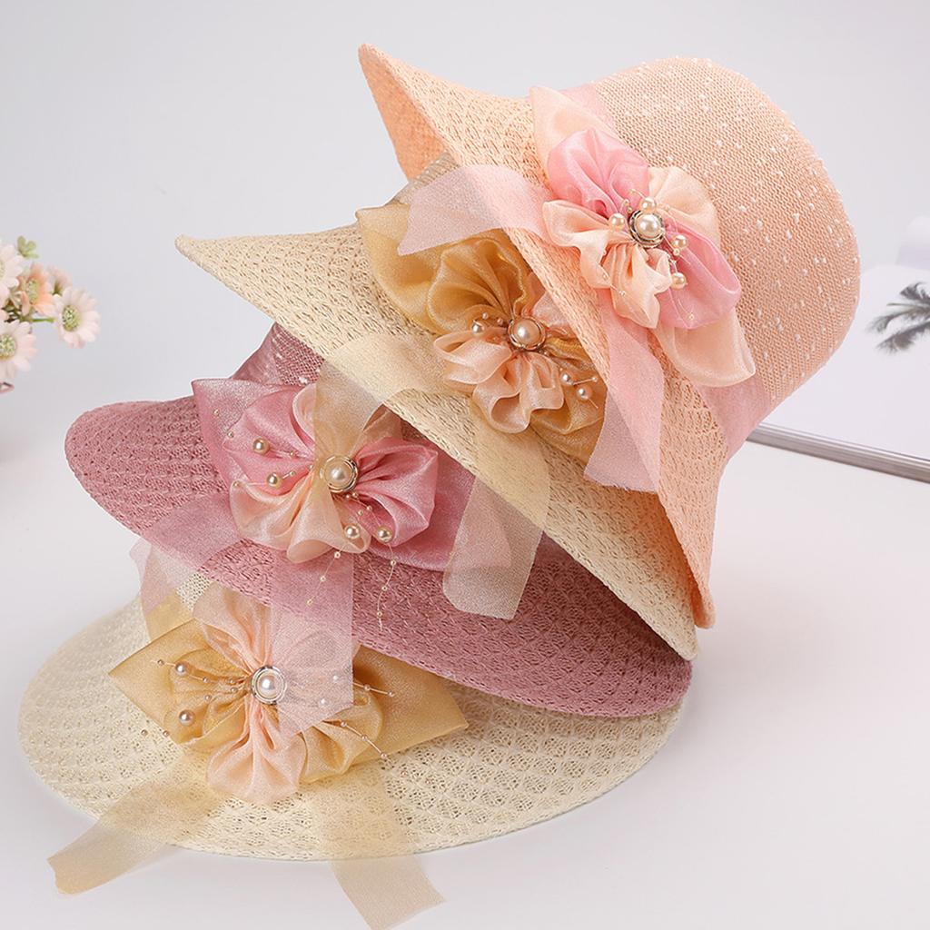 Ladies' Fashionable Basin Hat Beach Beach Foldable Sun Hat