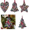 Formula 1 Racing Tracks Ornament Car Racing Wood Ornament Christmas Tree Hangings Decoration