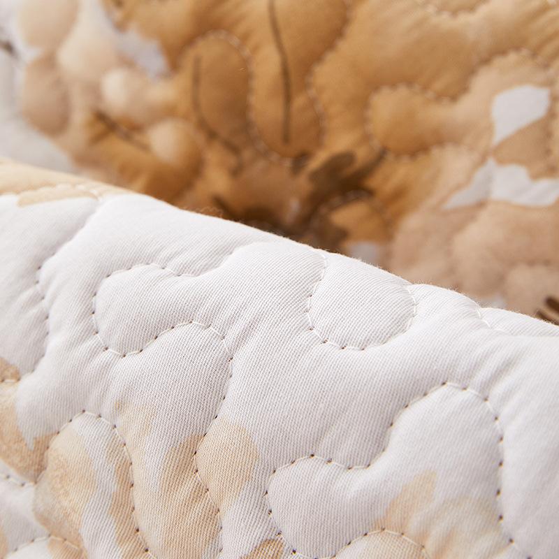 Prosty Materiał Nowoczesna Bawełniana Twill Cztery Pory Roku Antypoślizgowa Poduszka Pokrowiec na Sofę