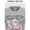 UR 2025 Women's Bow Print Long Sleeve T-shirt