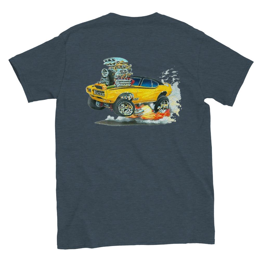 Cartoon Hot Rod GTO T-shirt Unisex T-Shirt S