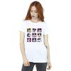 Disney Womens/Ladies Minnie Mouse Squares Cotton Boyfriend T-Shirt