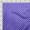 oneOone Cotton Flex Dark Purple Fabric Geometrical Craft Projects Decor Fabric Printed By The Yard 40 Inch