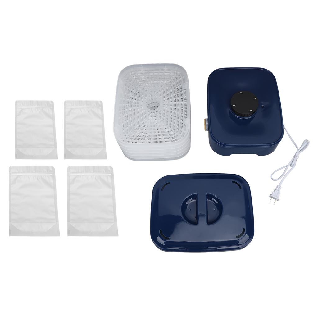 Food Dehydrator Machine Multifunctional 5 Tray 160W Efficient Dewatering Safe Fruit Dehydrator for