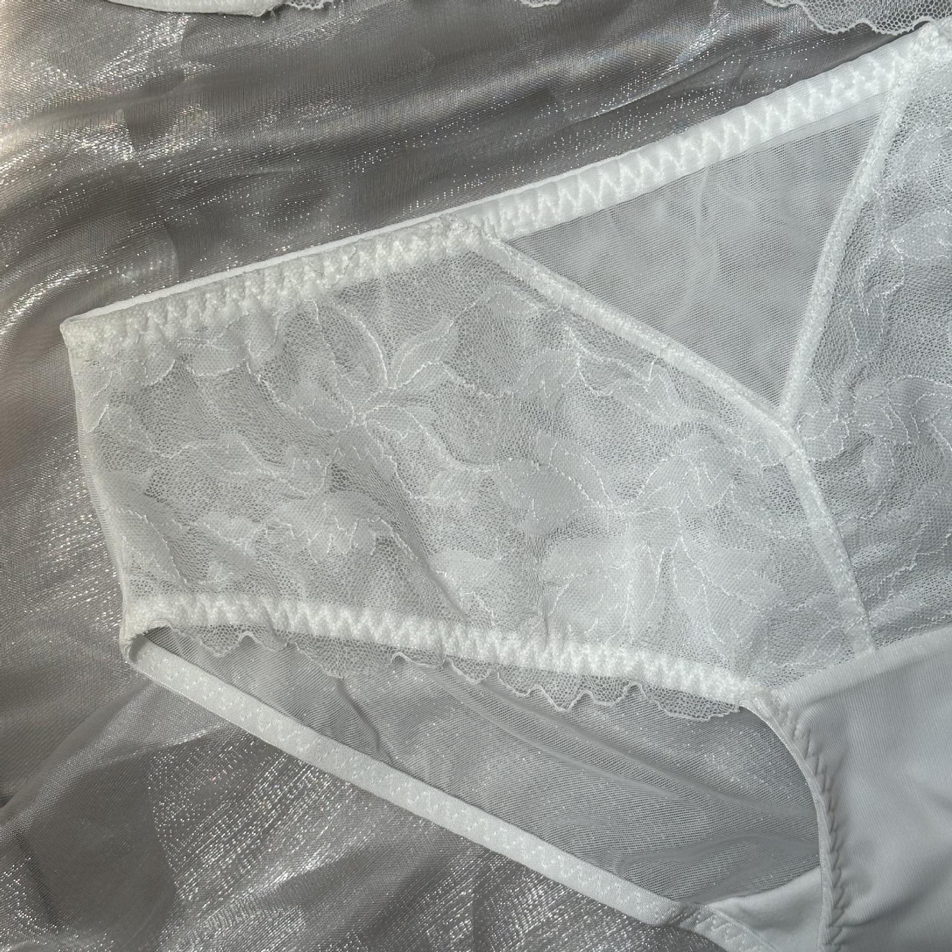 

Большой U Ультратонкий Кружевной Бюстгальтер без косточек с открытой спиной и ушками кролика, удобный французский бюстгальтер M