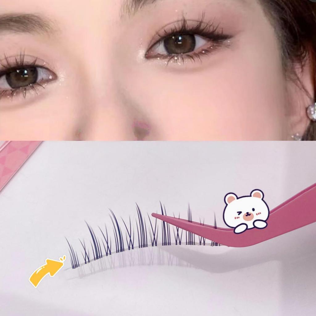 Secret To Invisible Transparent Wire False Eyelashes Recreate Korean Idol Makeup with Airy Volume 5 "The Makeup! Ultra-Fine - Sets" -05#