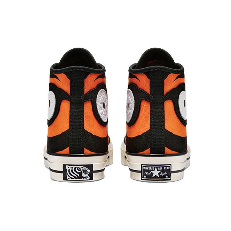 SOULGOODS X Converse Chuck 70 High Soul Tiger Unisex Sneakers Orange Vibrant-Orange Black 169906C