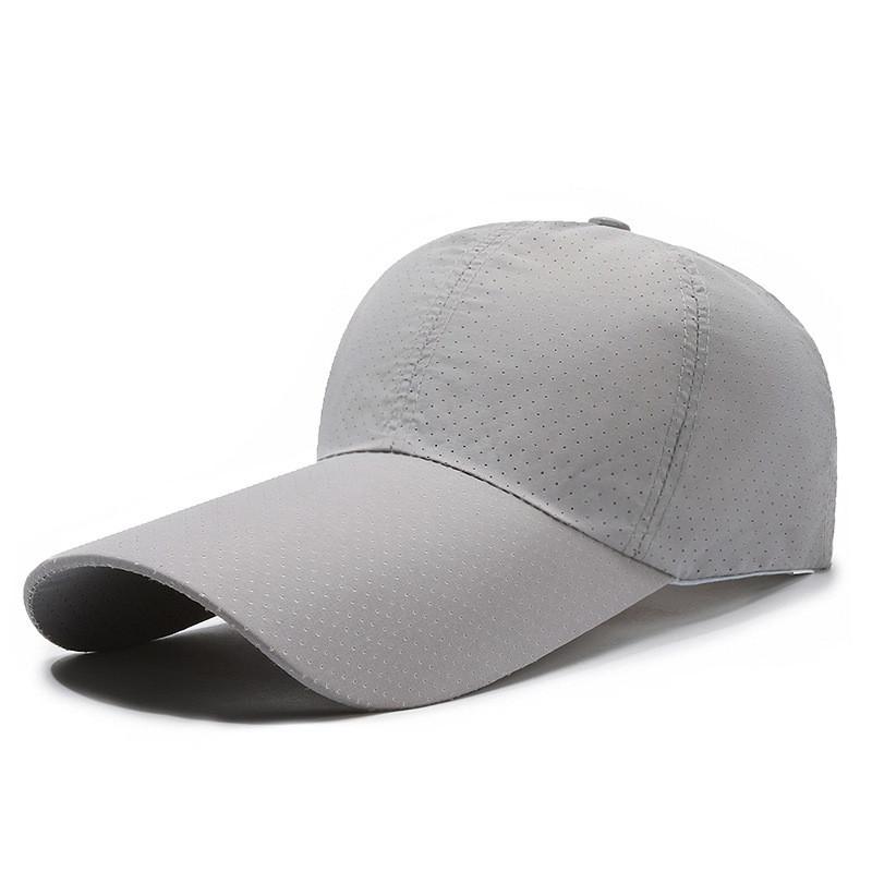 

Summer Outdoor Sun Hat With Extended Brim And Breathable Polyester For Fishing And Beach Activities LightGray