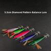 5pcs UV Tinsel Squid Jig Lure 5Pcs Per Set Saltwater Squid Lure Sharp Eging Bait  Saltwater Fishing