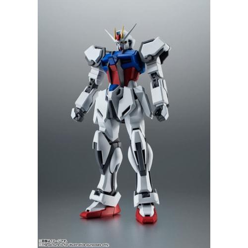 TAMASHII NATIONS ROBOT SPIRITS Mobile Suit Gundam SEED GAT-X105 Strike Gundam Ver. A.N.I.M.E. (Rerelease) Approximately 125mm PVC & ABS Painted Movabl