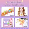 Children's DIY Crystal Glue Painting Castle & Pendant Graffiti Kit