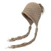 Hat Style Versatile Sweet Solid Color Minimalist Warm Knitted Hatscaps