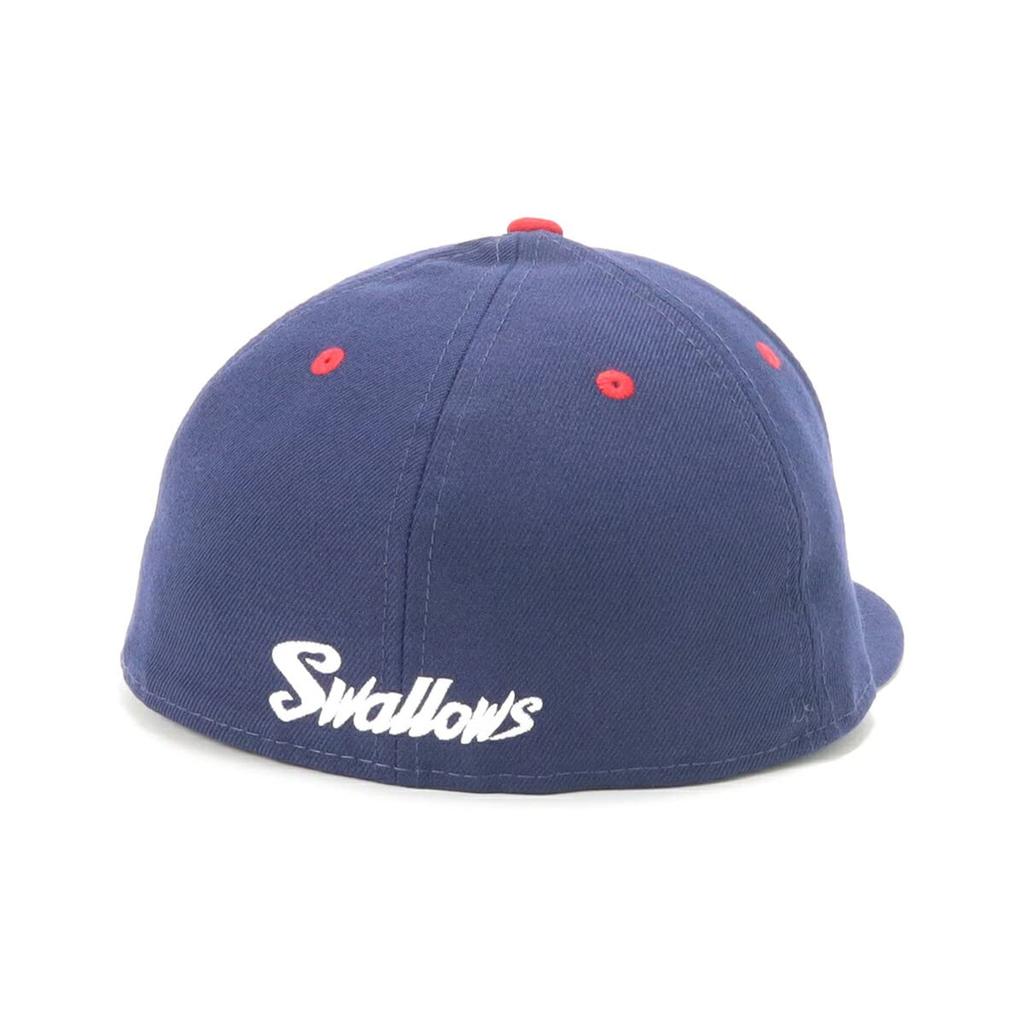 Japanese Professional Yakult Size 7 5950 NPB YAKSWACL NAVY SCARLET 25J [New Era] Cap, Baseball, Swallows, 5/8,