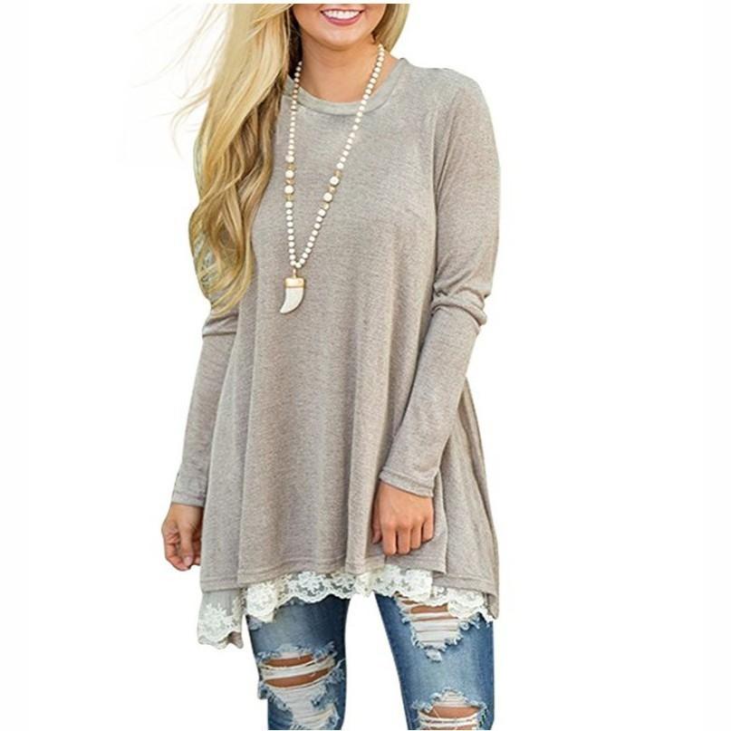 Premium Quality Damen Frhling Minikleid Casual Pullover Dress For Effortless Style