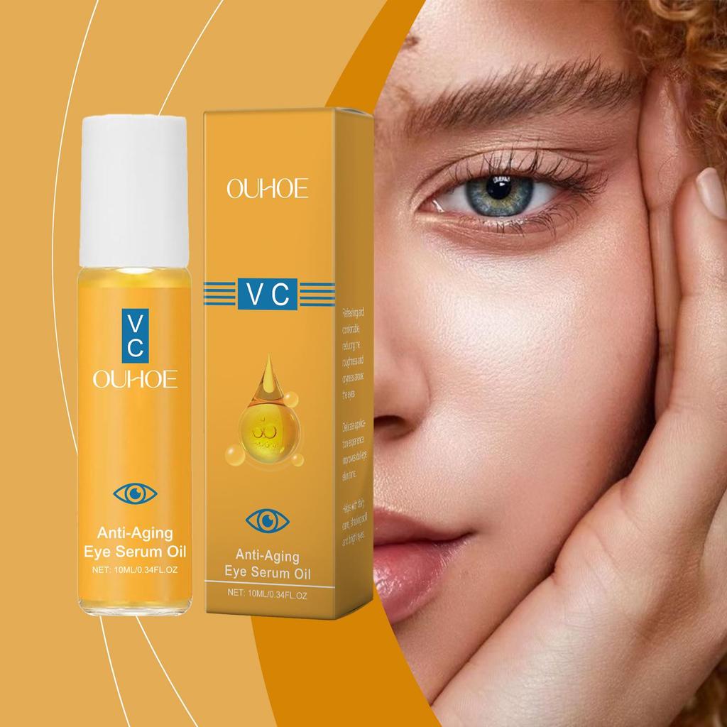 OUHOE Moisturizing Eye Essence Oil Gently Nourishes and Improves Fine Lines, Moisturizing and Moisturizing Eye Softening Care Essence
