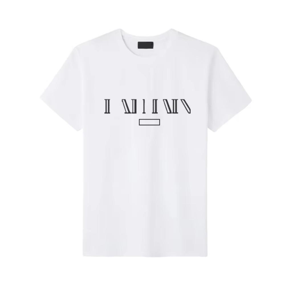 Mens Designer T-Shirt 100% Cotton Clothes Men Women Tee Shirts Fashion Letter Print Round Neck Black White Short Sleeve T-shirts