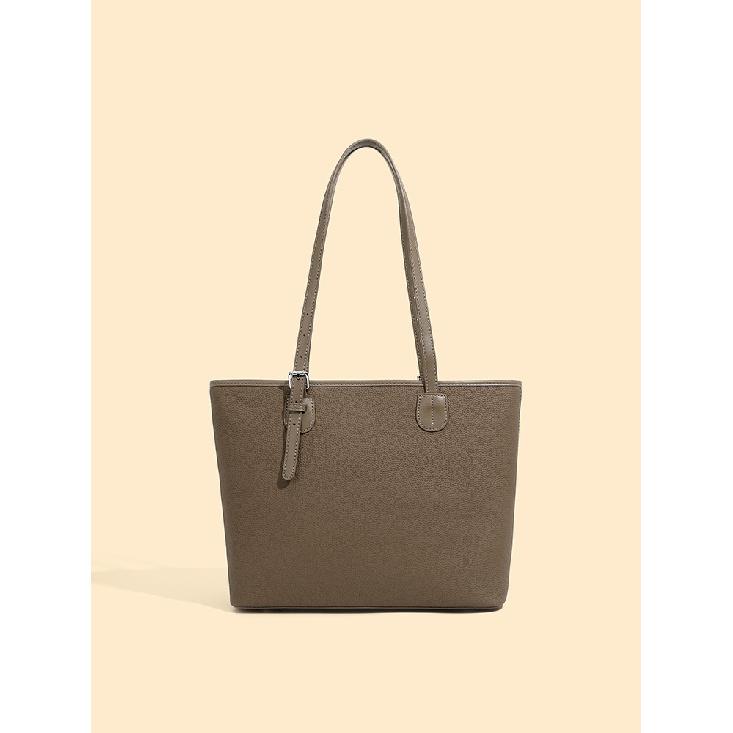 Niche Retro Single Shoulder Tote Bag 2025 New Large Capacity Genuine Leather Handbag Textured Casual Women's Bag Crossbody Bag