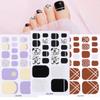 Japanese and Korean Toe Nail Stickers Waterproof Onion Pink Toenail Stickers Manicure Stickers