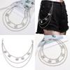 Punk Fringed Butterfly Waist Chain for Female Pants Charm Chain Pants Chain Aesthetic Jeans Chain Casual Wallet Chain