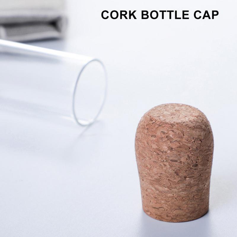 Skleněné sítko na čaj, průhledné mini sítko na čaj s korkovým víkem, zkumavka na vaření sypaného čaje, bylinné dropshipping