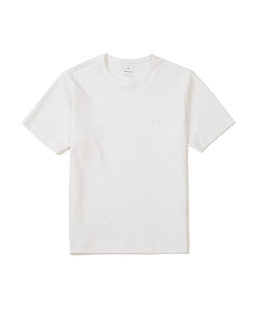 SNOWPEAK APPAREL Supima Silket Short Sleeve T-Shirt (S25Mmfts28) White