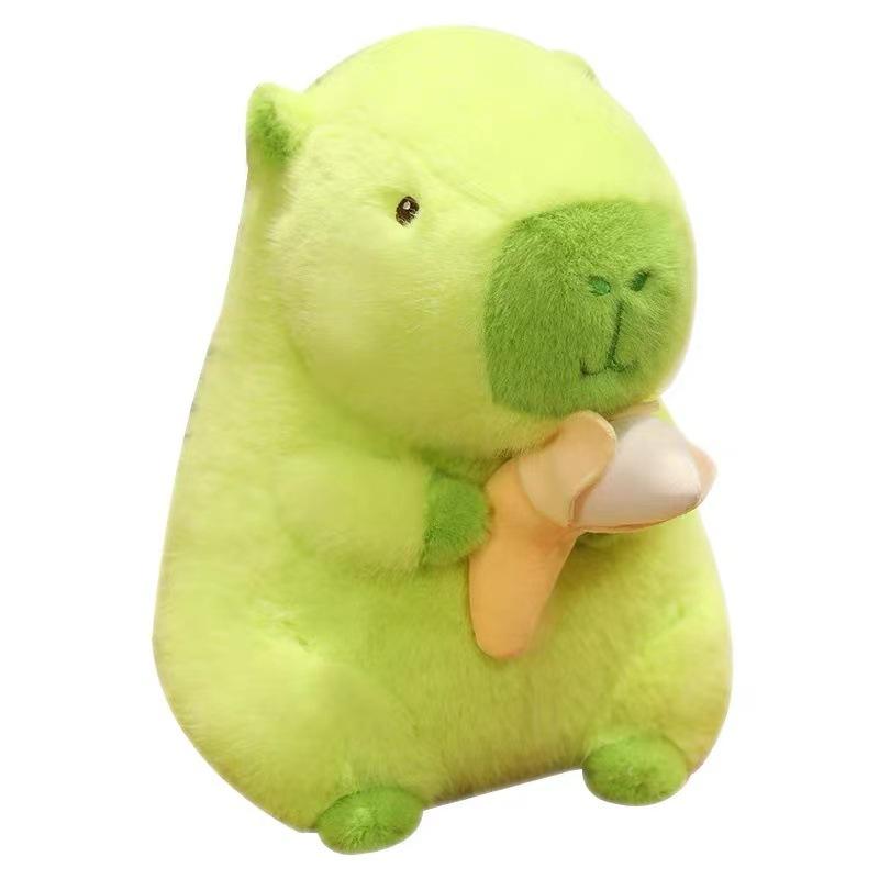 Pibara Doll Green Banana Capybara Plush Toy Little Doll Machine Doll
