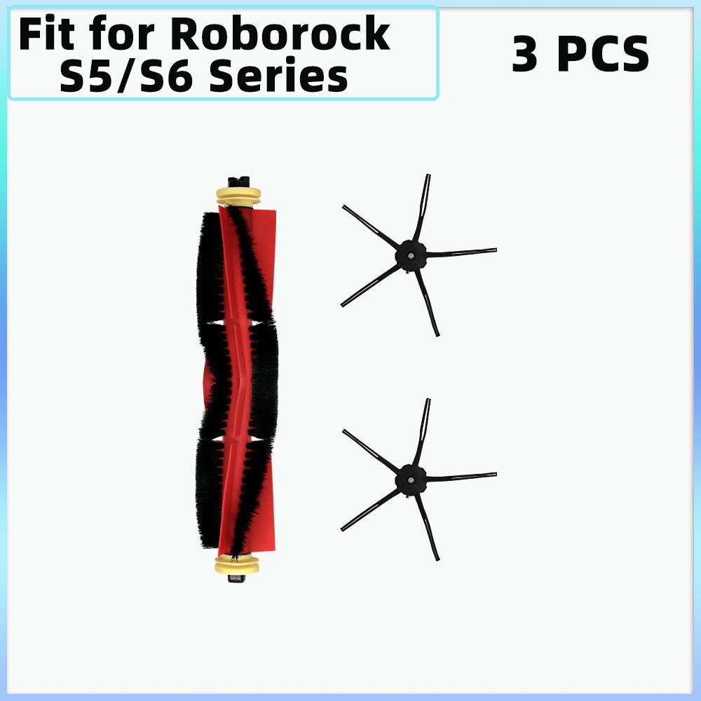 Kompatibel für Roborock S5 S50 S51 S55 S6 S60 E4 E5 Roboterstaubsauger Zubehör HEPA Filter Mopptuch Haupt- Seitenbürste Ersatzteile