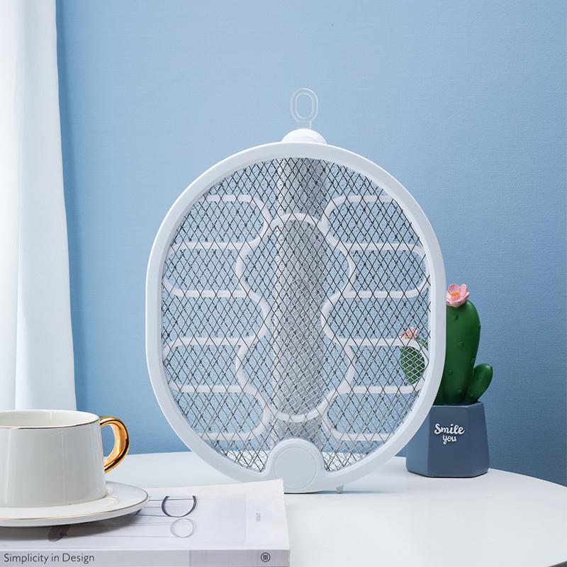 3 In 1 Electric Mosquito Racket Rechargeable Usb Killer Anti Fly Mosquitoes Swatter LED Night Light Trap Bug Zapper Home Outdoor