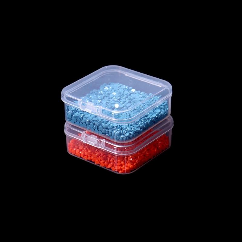 Clear Stackable Craft Box Set 20 Pack Lid Container for Beads Organization Jewelry Making Tackle Small Parts Storage