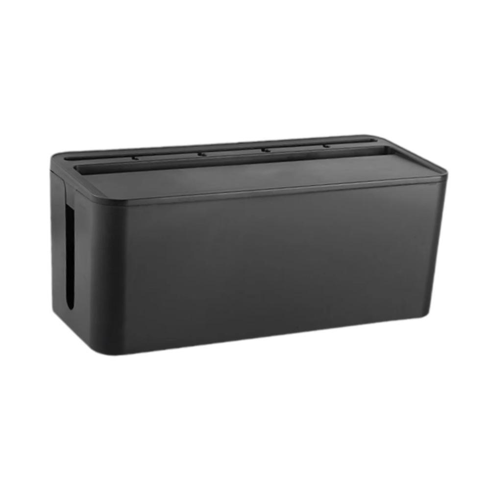 with Plastic Lid Household Cable Management Box Storage Bin Power Cord Case  Plug-in Board