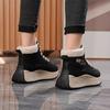 Winter new velvet high-top cotton shoes platform short boots waterproof and non-slip snow boots DKV