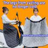 Soft Plush Lined Leg Warm Cover Protector Guard For Adult Riders Offering Heat Retention In Early Morning Scooter Journeys