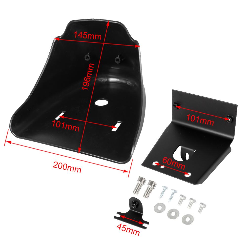 Motorcycle Front Mudguard Chin Fairing Bottom Spoiler Lower Air Dam Protector Abs For Harley Sportster Xl Iron 883 1200 Models