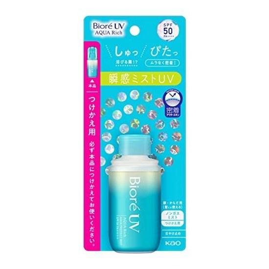 Biore UV Aqua Rich 50 SPF Protect Mist Refill