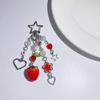 Lovely Strawberry Keychain Fruit Shapes Phone Chain Detachable Phone Lanyard