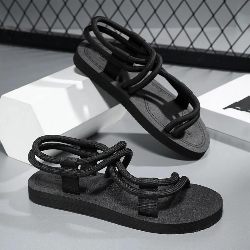 Fashion Flat Men's Sandal Japanese 39 High Quality Breathable Outdoor New Fashion Daily Use Descount Color Stylish Pvc Male Shoe Sports